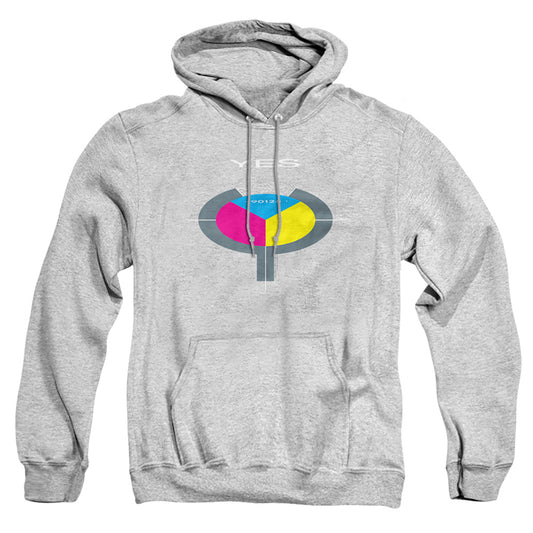 YES : 90125 ADULT PULL OVER HOODIE Athletic Heather LG
