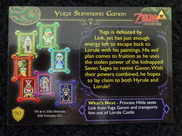 Yuga Summons Ganon Enterplay 2016 Legend Of Zelda Collectable Trading Card Number 90