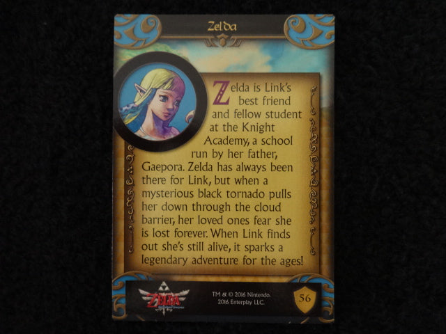 Zelda Enterplay 2016 Legend Of Zelda Collectable Trading Card Number 56