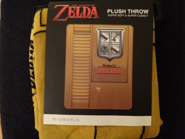 Zelda Gold Cartradge Throw Blanket