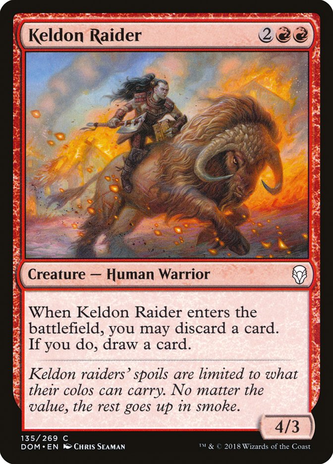 keldon raider magic the gathereing dominaria dom-135