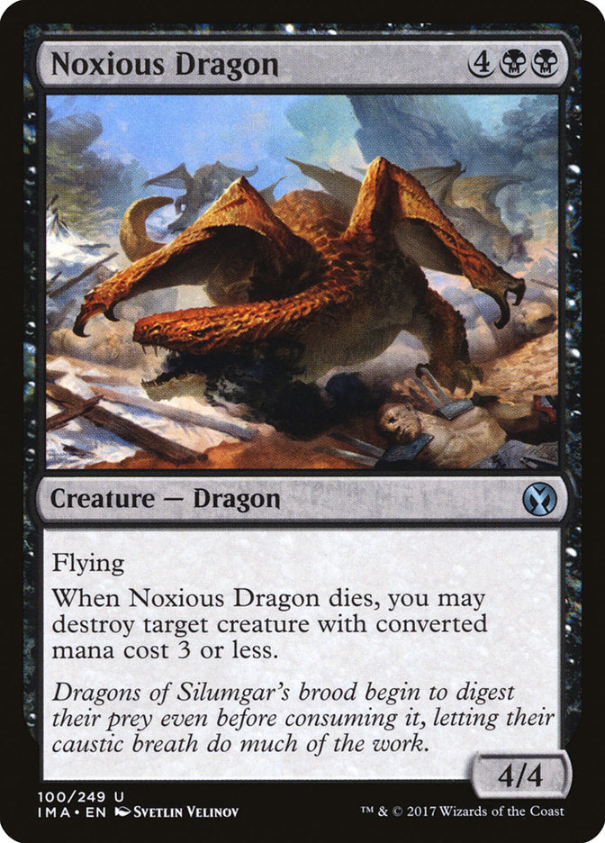 noxious dragon magic the gathering iconic masters ima-100