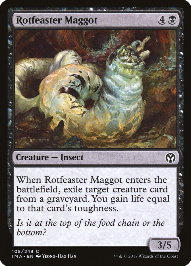 rotfeaster maggot magic the gathering iconic masters ima-105