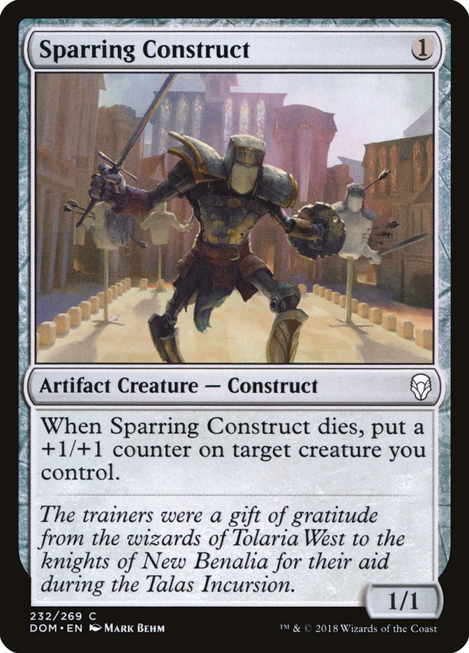sparring construct magic the gathering dom-232