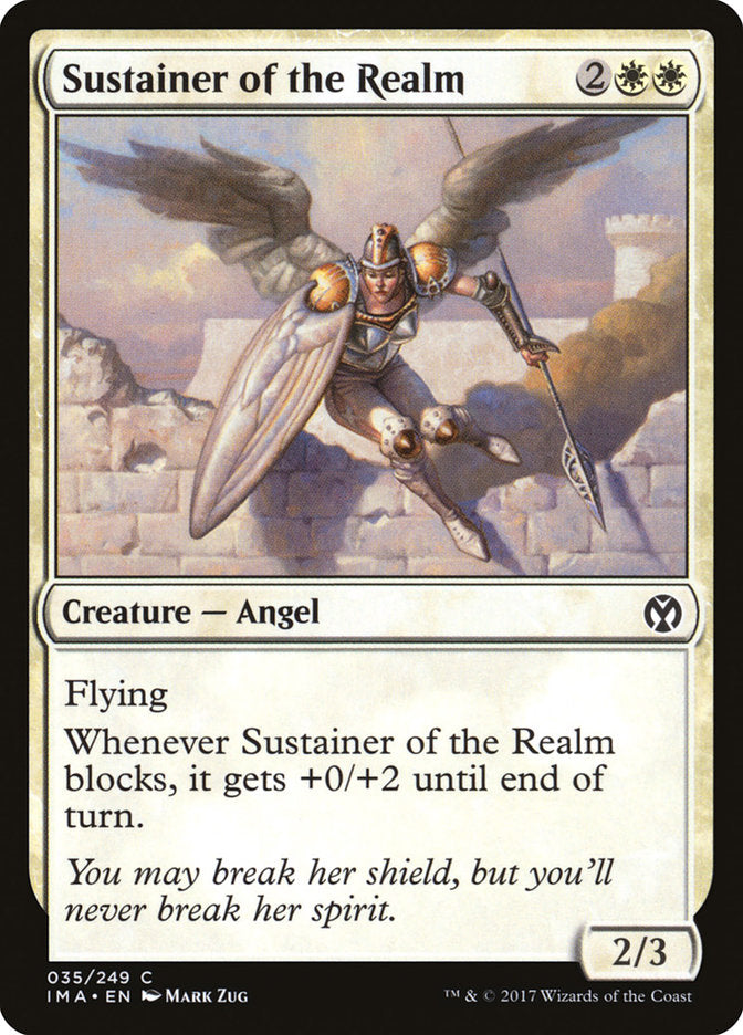 sustainer of the realm magic the gathering iconic masters ima-35