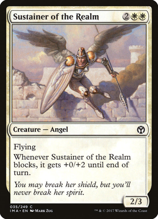 sustainer of the realm magic the gathering iconic masters ima-35
