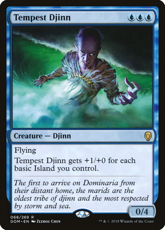 tempest djinn magic the gathering dominaria dom-68