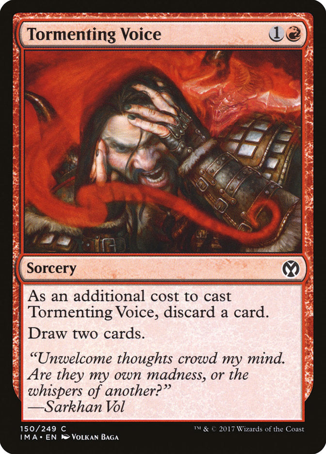 tormenting voice magic the gathering iconic masters ima-150 foil