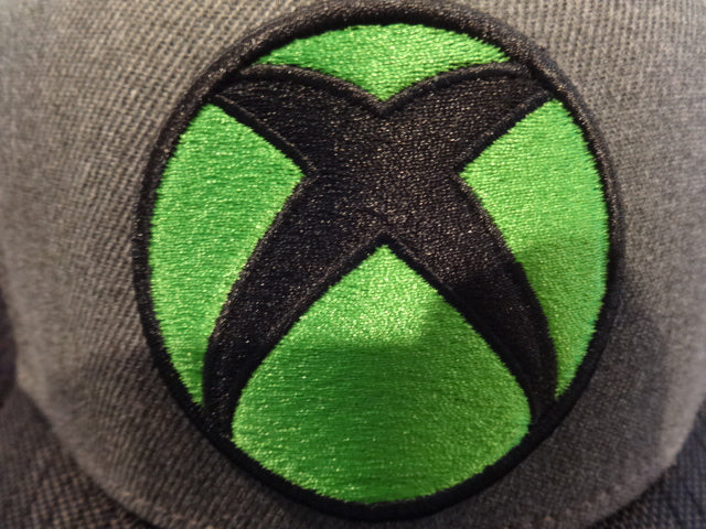 xBox 3D Embroidered Charcoal Snap Back Hat